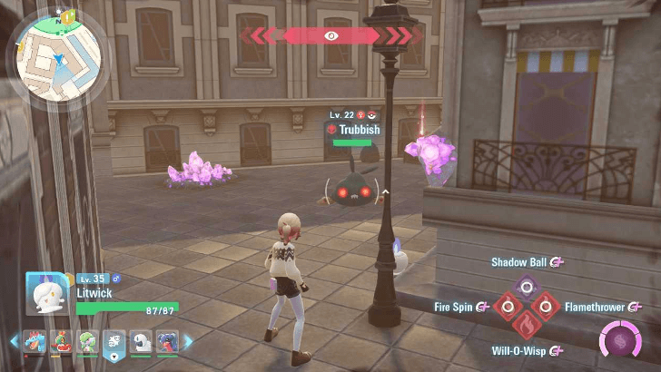 Alpha Trubbish Overworld Location