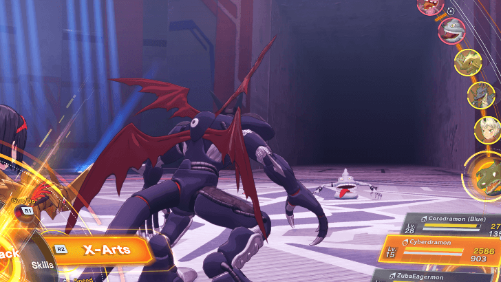 Battle 1 - Beat Chuumon and PlatinumSukamon