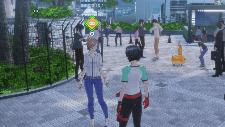 Talk to Hiroko at Higashi-Shinjuku