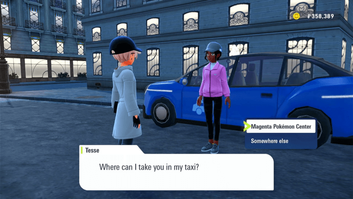 Magenta Pokemon Center