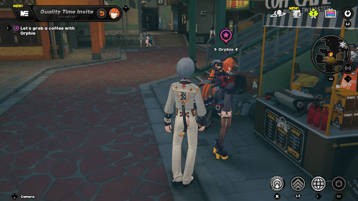 Follow Orphie to the Coff Cafe Stand