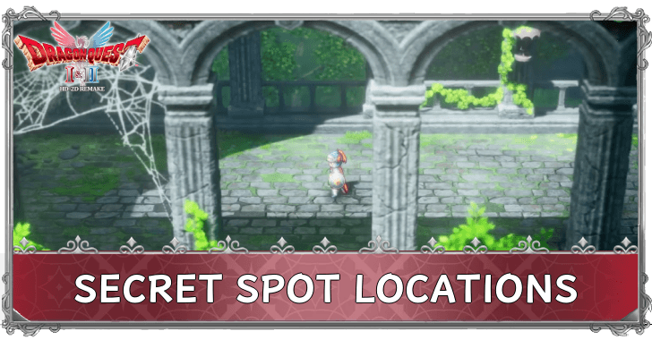 Dragon Quest 1 - Secret Spot Locations