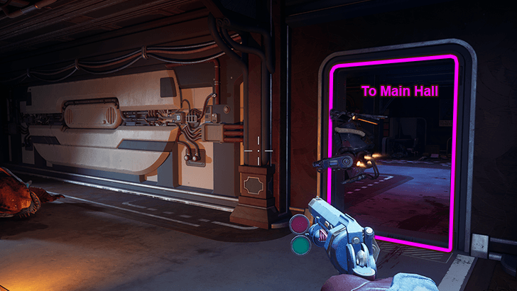 4 - Go to the Main Hall