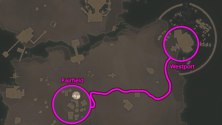 2 - Westport Map Location