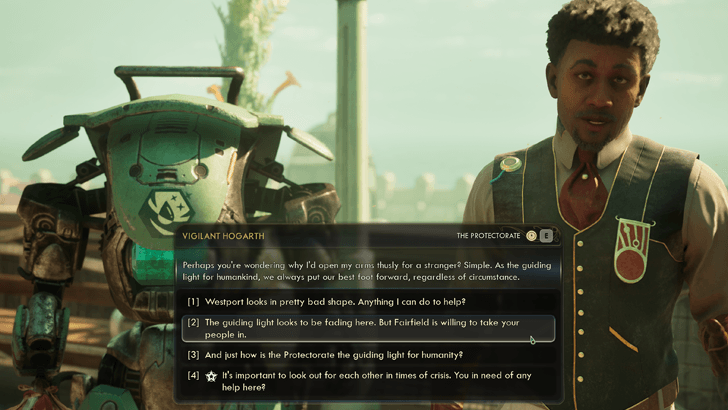 3 - Speak to Vigilant Hogarth