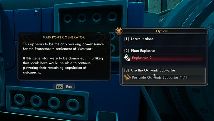 10 - Sabotage the Main Power Generator