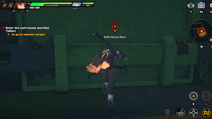 Enter the Safe House and Find Yidhari