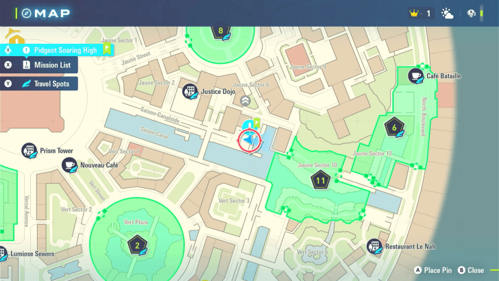 Pidgeot Soaring High Map Location