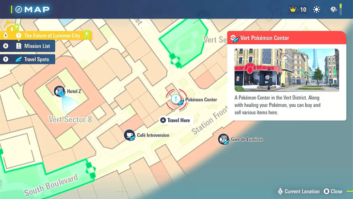 Wondrous Self-Healing Pokemon Map Location