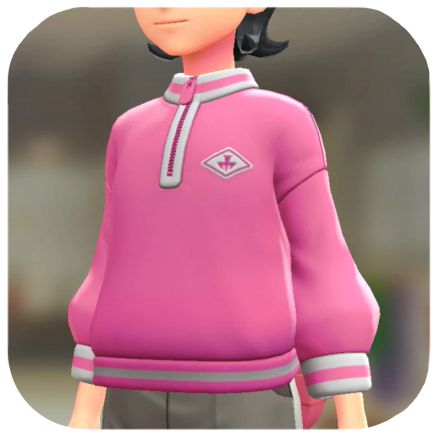 Pokemon Z-A - Logo Pullover Taffy Pink M