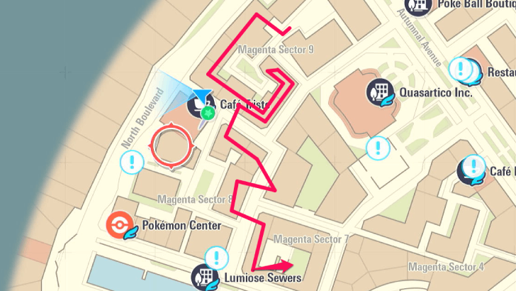 Magenta Sector 9 Shard Farming Path