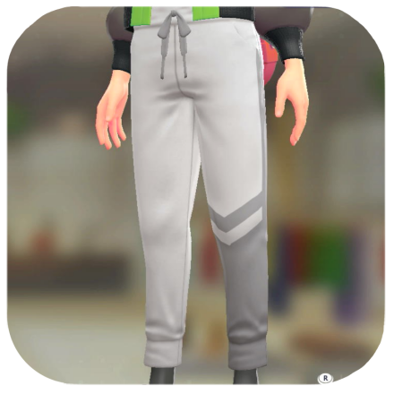 Pokemon Legends Z-A Male Asymmetrical Track Pants Icon