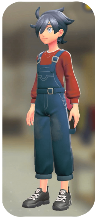 Pokemon Legends Z-A Male Overalls and Pullover Set Icon