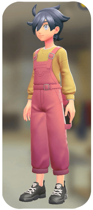 Pokemon Z-A - Overalls and Pullover Set Pink | Cream M