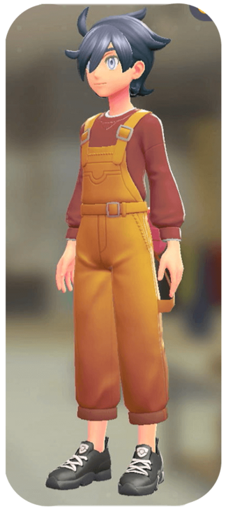 Pokemon Legends Z-A Male Overalls and Pullover Set Icon