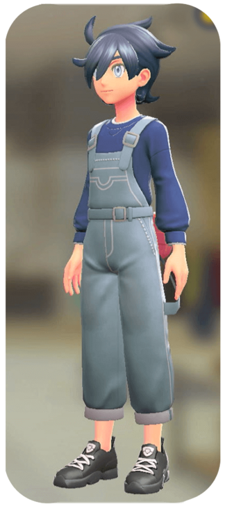 Pokemon Legends Z-A Male Overalls and Pullover Set Icon