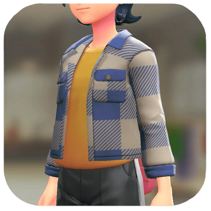 Pokemon Legends Z-A Male Shacket and T-Shirt Set Icon