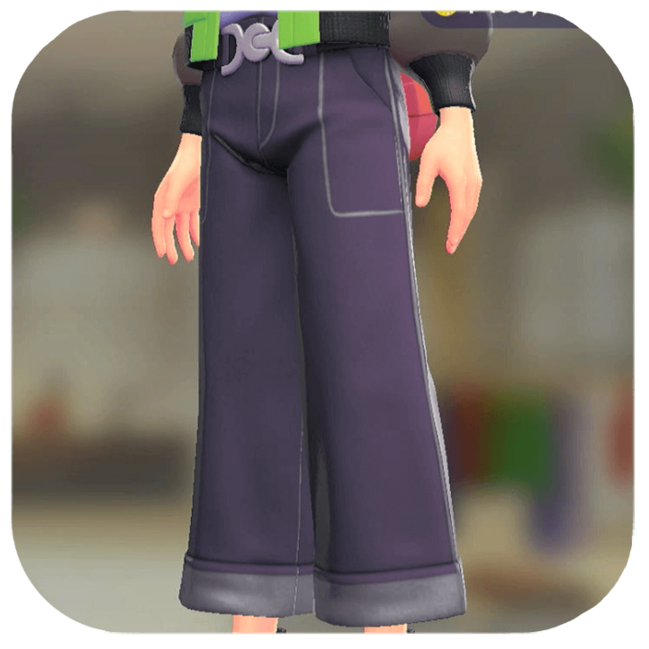 Pokemon ZA - Wide-Leg Pants Set Purple | Purple