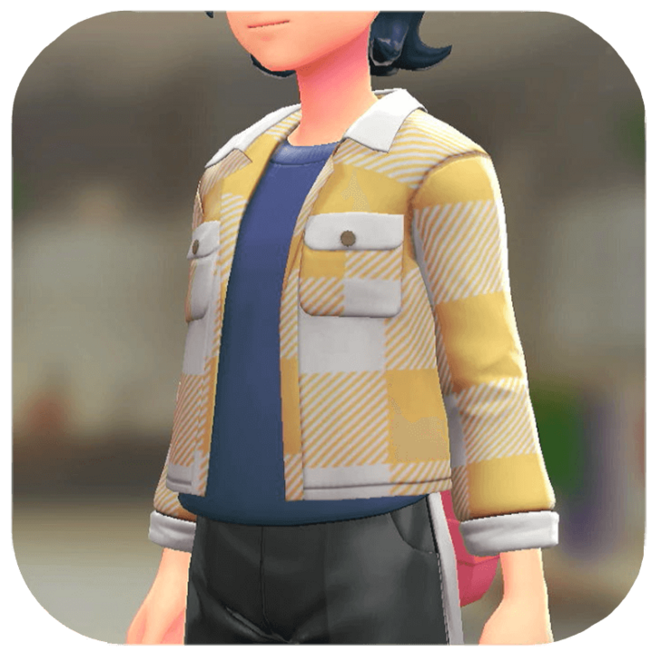 Pokemon Legends Z-A Male Shacket and T-Shirt Set Icon