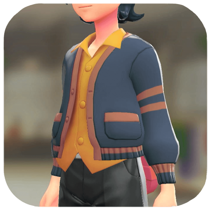 Pokemon Legends Z-A Male Cardigan and Shirt Set Icon