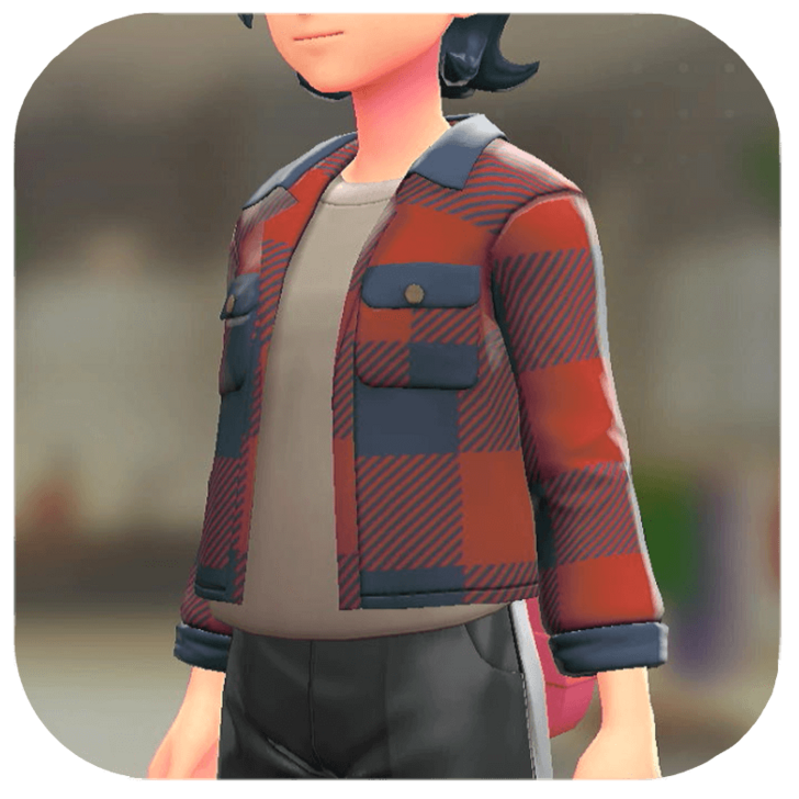 Pokemon Legends Z-A Male Shacket and T-Shirt Set Icon
