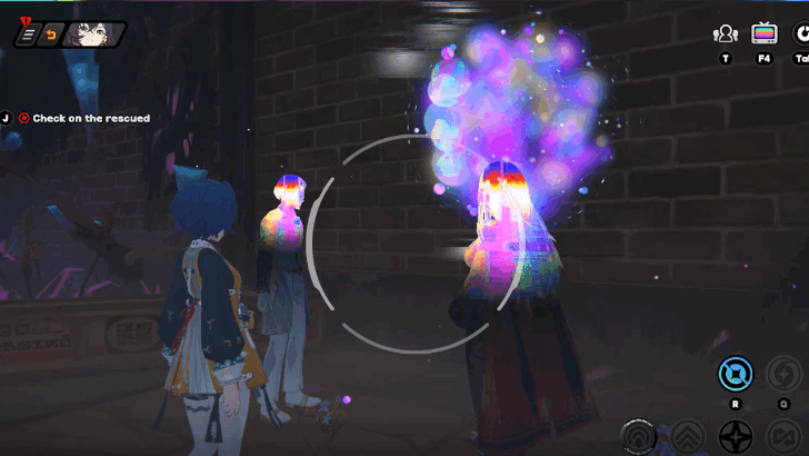 Check on the rescued