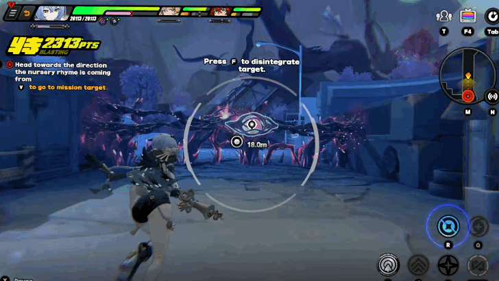 Continue to the direction of the Nursery Rhyme