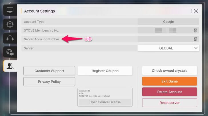 Chaos Zero Nightmare - UID