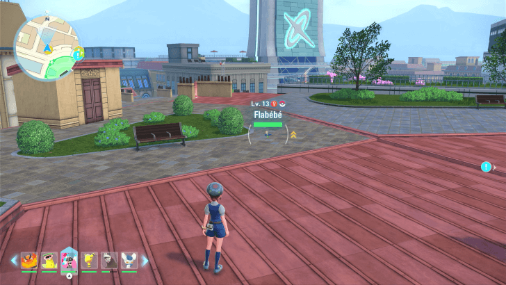 Blue Flabebe at a Magenta Plaza Roof