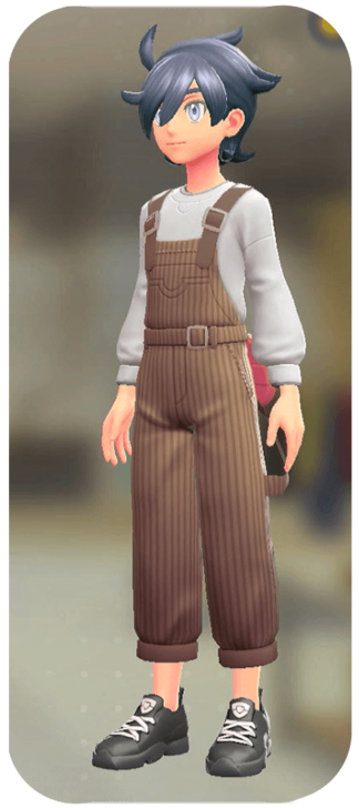 Pokemon Legends Z-A Male Overalls and Pullover Set Icon