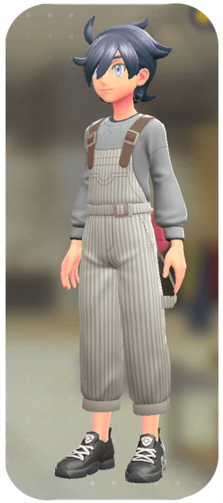 Pokemon Legends Z-A Male Overalls and Pullover Set Icon