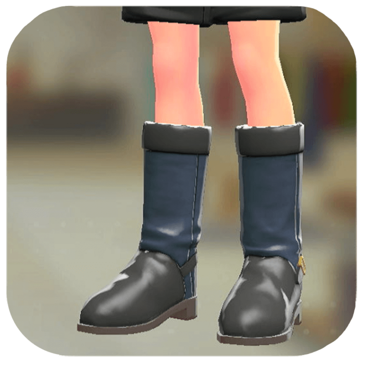 Pokemon Legends Z-A Male Suede Long Boots Icon