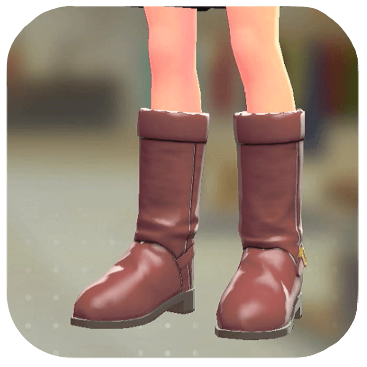Pokemon Legends Z-A Male Suede Long Boots Icon