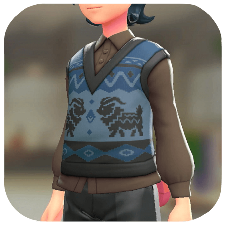 Pokemon Legends Z-A Male Sweater Vest and Blouse Set Icon