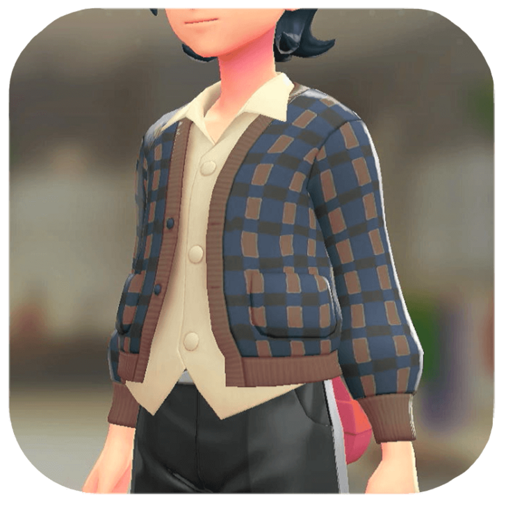 Pokemon Legends Z-A Male Cardigan and Shirt Set Icon