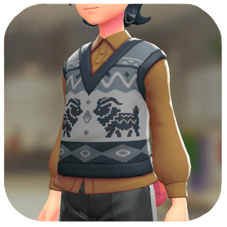 Pokemon Legends Z-A Male Sweater Vest and Blouse Set Icon