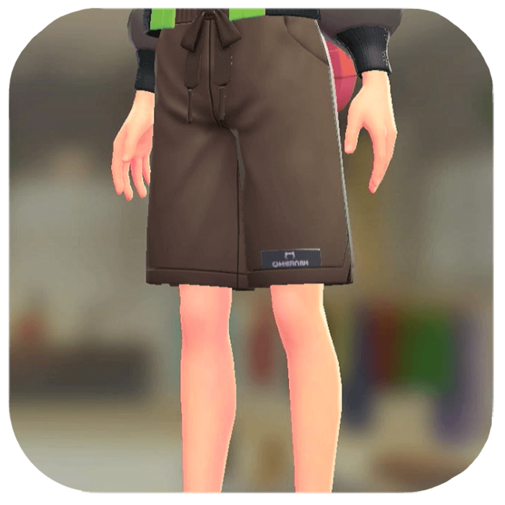 Pokemon ZA - Sweat Shorts Dark Brown
