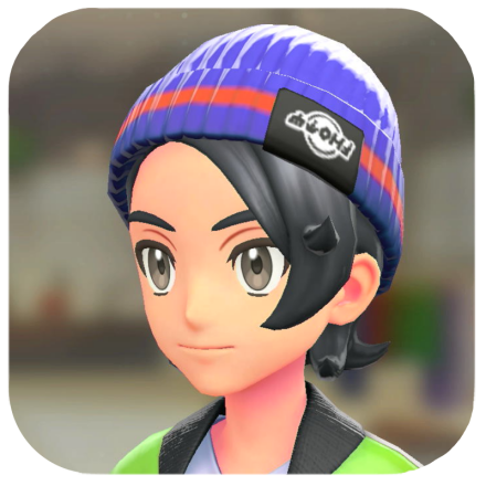 Pokemon Legends Z-A Male Striped Knit Beanie Icon