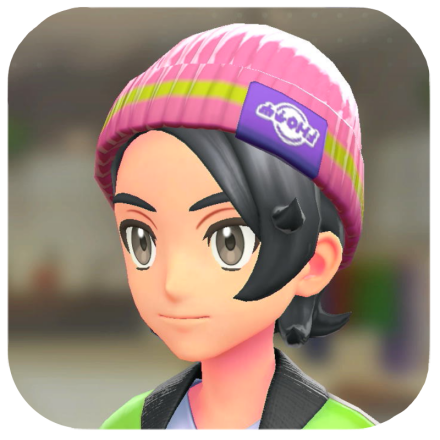 Pokemon Legends Z-A Male Striped Knit Beanie Icon