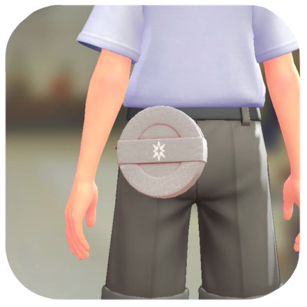 Pokemon Legends Z-A Male Leather Round Satchel Icon