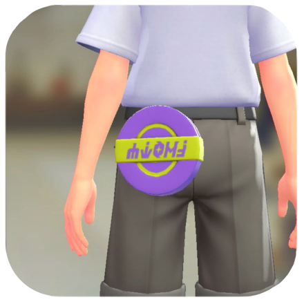 Pokemon Legends Z-A Male Two-Tone Round Satchel Icon