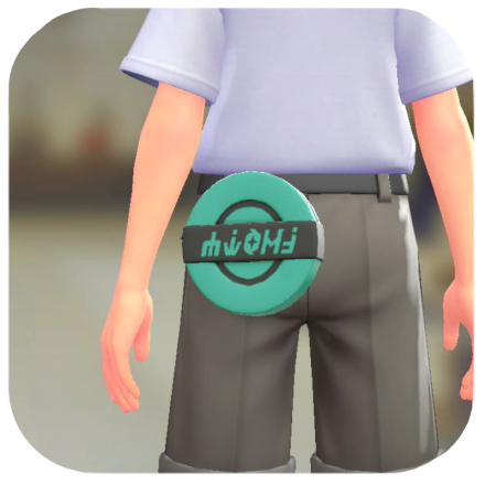 Pokemon Legends Z-A Male Two-Tone Round Satchel Icon