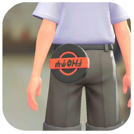 Pokemon Legends Z-A Male Two-Tone Round Satchel Icon