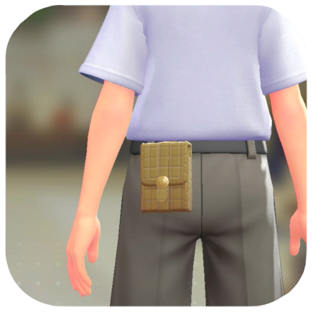Pokemon Legends Z-A Male Leather Square Satchel Icon