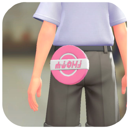 Pokemon Legends Z-A Male Two-Tone Round Satchel Icon