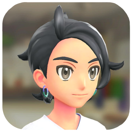 Pokemon Legends Z-A Male Hoop Earrings Icon