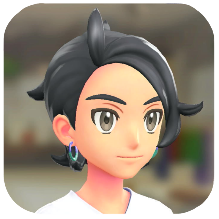 Pokemon Legends Z-A Male Hoop Earrings Icon