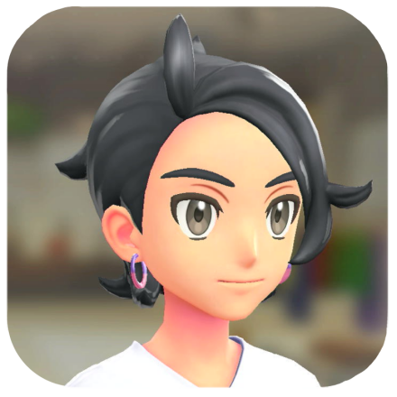 Pokemon Legends Z-A Male Hoop Earrings Icon