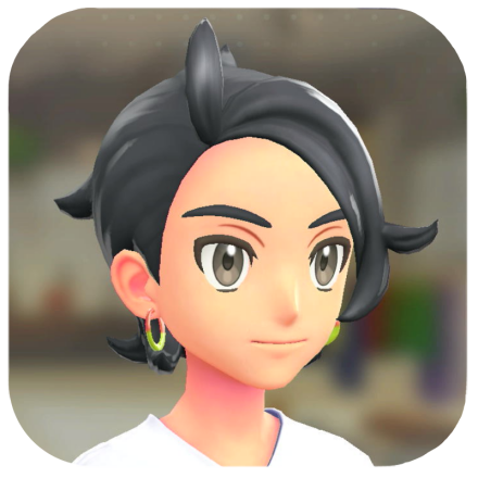 Pokemon Legends Z-A Male Hoop Earrings Icon