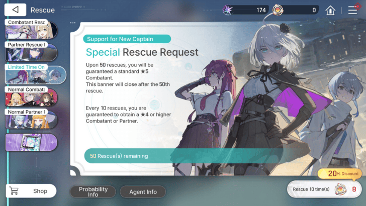 Special Rescue Request Banner